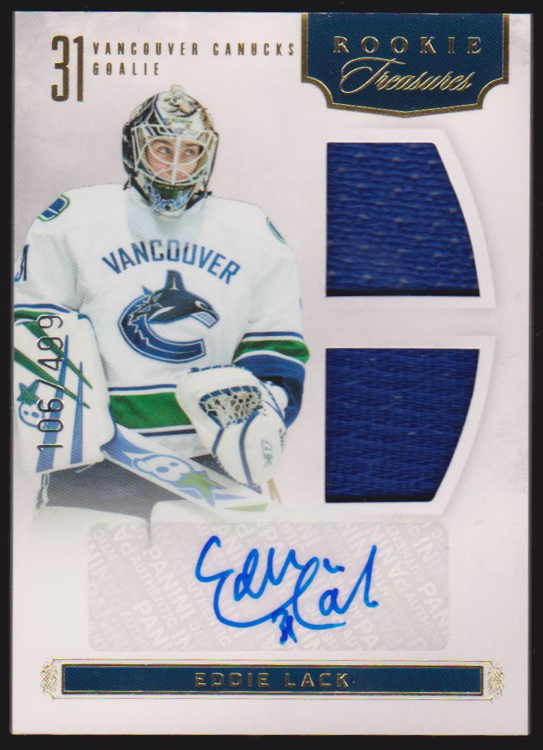 (image for) 2011-12 Panini Rookie Anthology #126 Eddie Lack Jerseys AUTO RC 106/499
