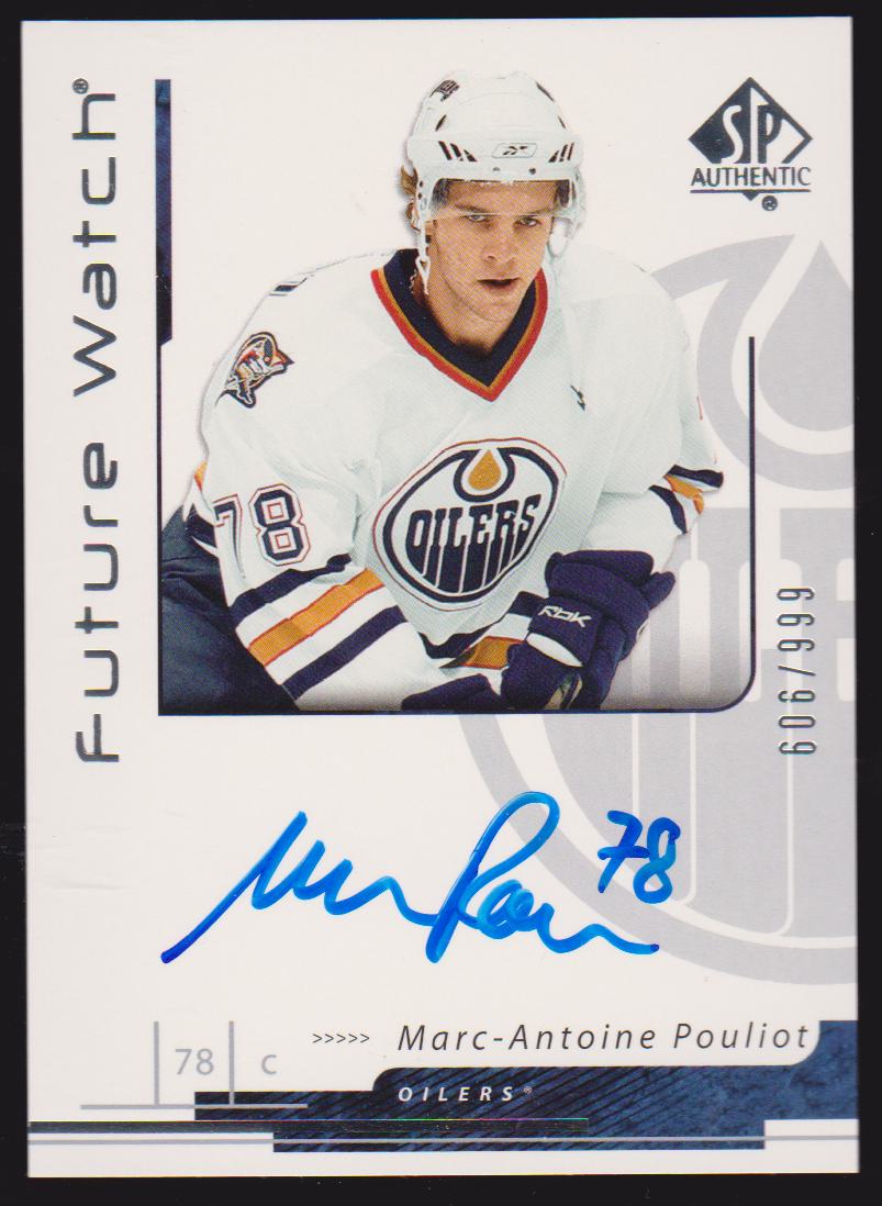 (image for) 2006-07 SP Authentic #179 Marc-Antoine Pouliot AUTO RC 606/999