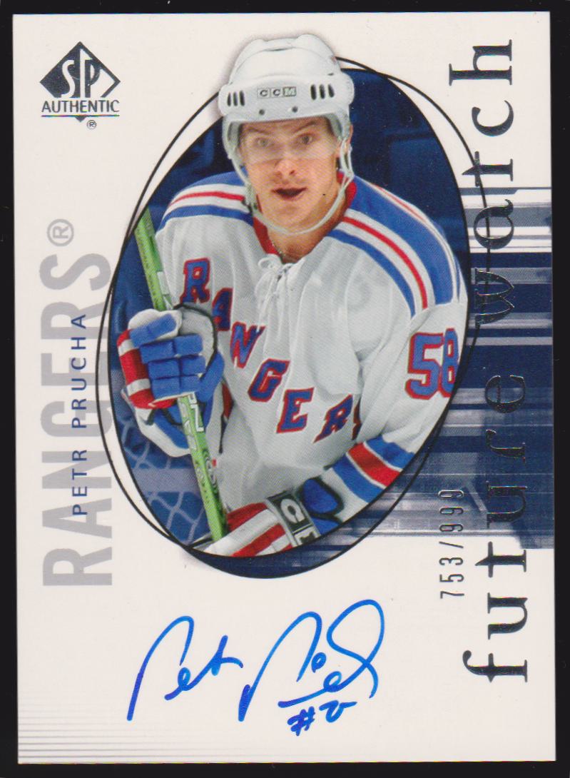 (image for) 2005-06 SP Authentic #172 Petr Prucha AUTO RC 753/999