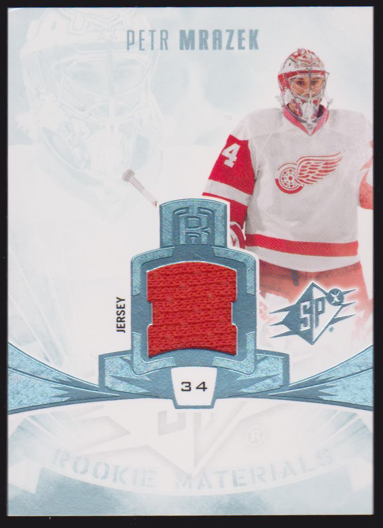 (image for) 2013-14 SPx Rookie Materials #RMPM Petr Mrazek - RC Year Jerseys