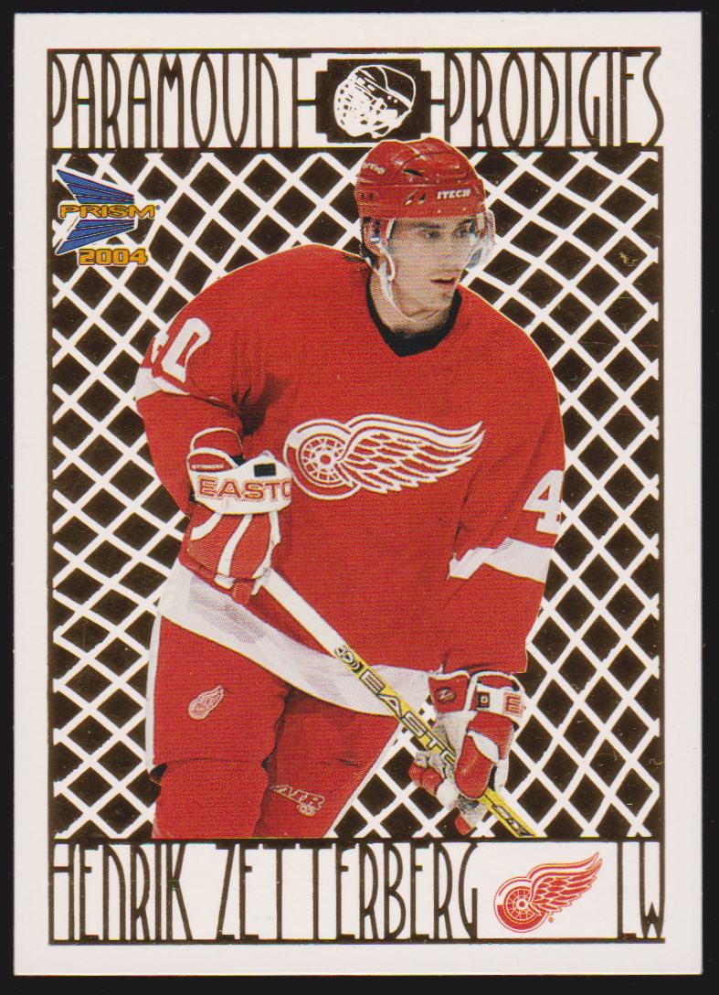 (image for) 2003-04 Pacific Prism Paramount Prodigies #8 Henrik Zetterberg