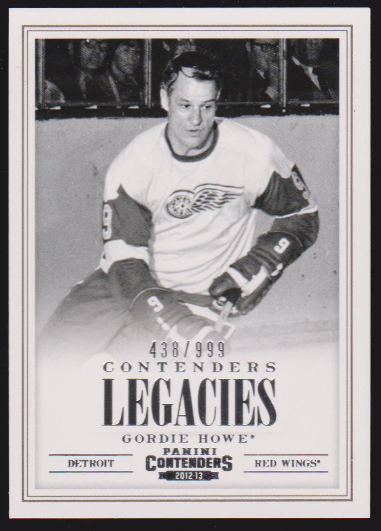 (image for) 2012-13 Panini Contenders Legacies #1 Gordie Howe