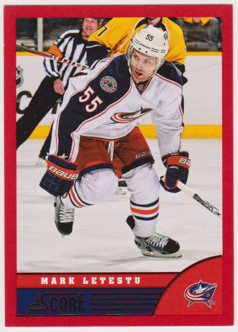 (image for) 2013-14 Score Red Border #141 Mark Letestu