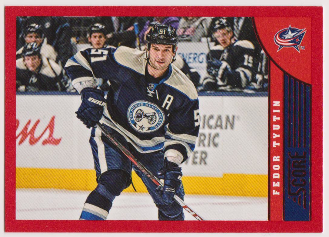 (image for) 2013-14 Score Red Border #136 Fedor Tyutin