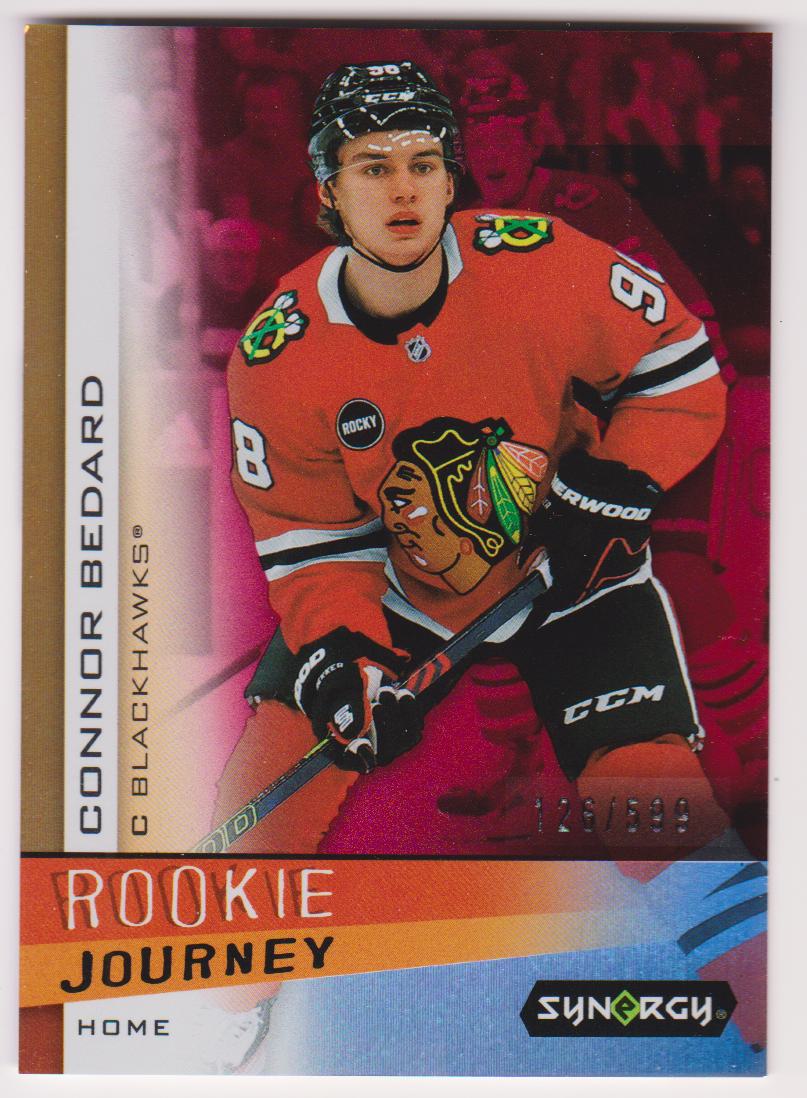 (image for) 2023-24 Synergy Rookie Journey Home Red #RJ12 Connor Bedard 126/599 - RC Year