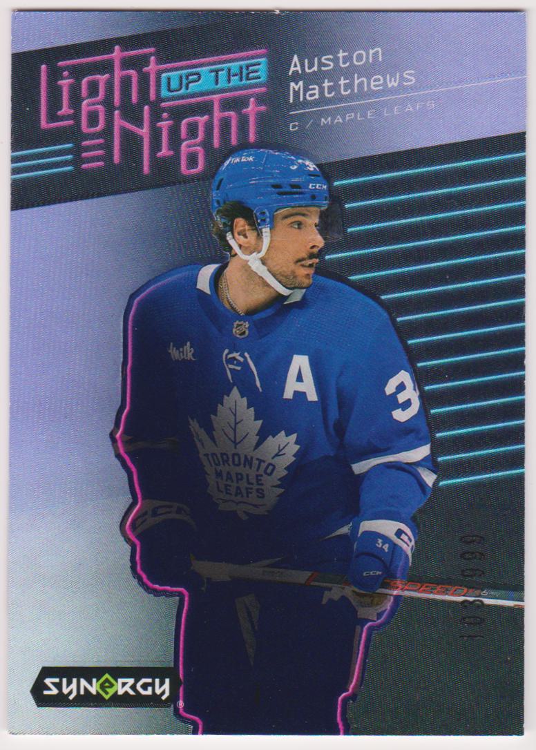 (image for) 2023-24 Synergy Light Up the Night #LNAM Auston Matthews 103/999