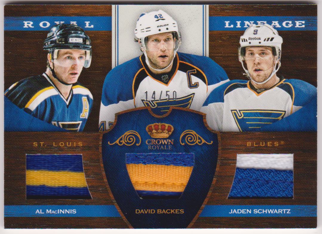 (image for) 2012-13 Crown Royale Lineage Materials Prime #RLSTL Al MacInnis