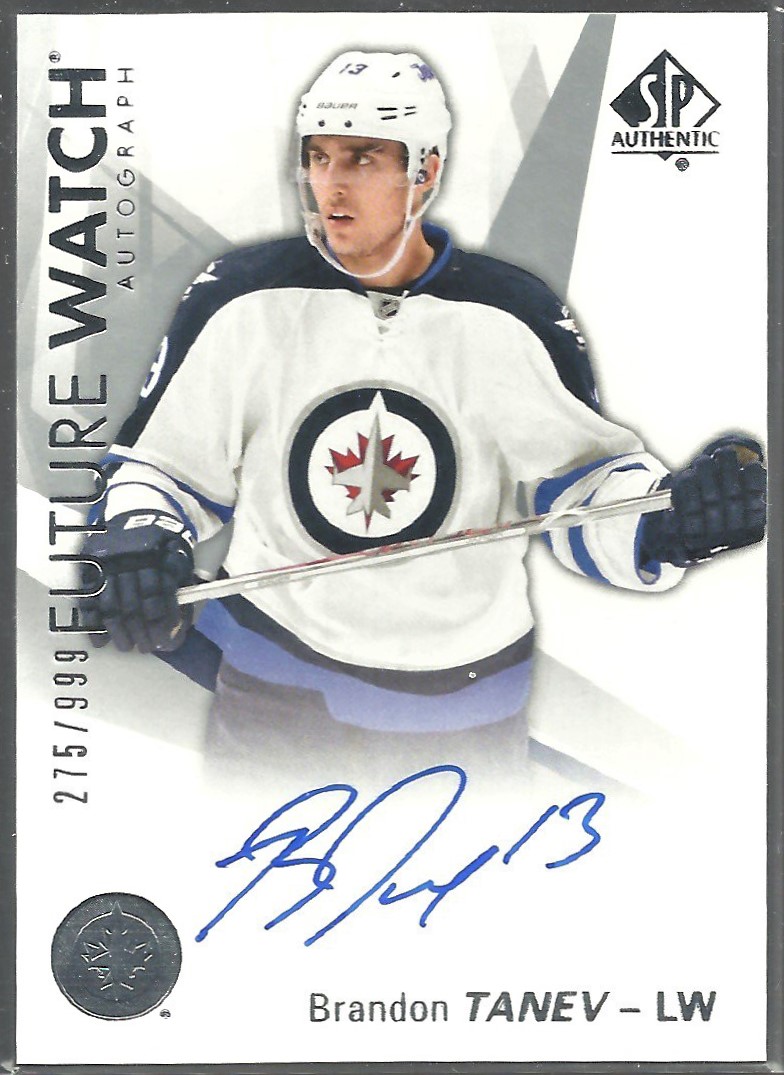 (image for) 2016-17 SP Authentic #193 Brandon Tanev FUTURE WATCH AUTO RC
