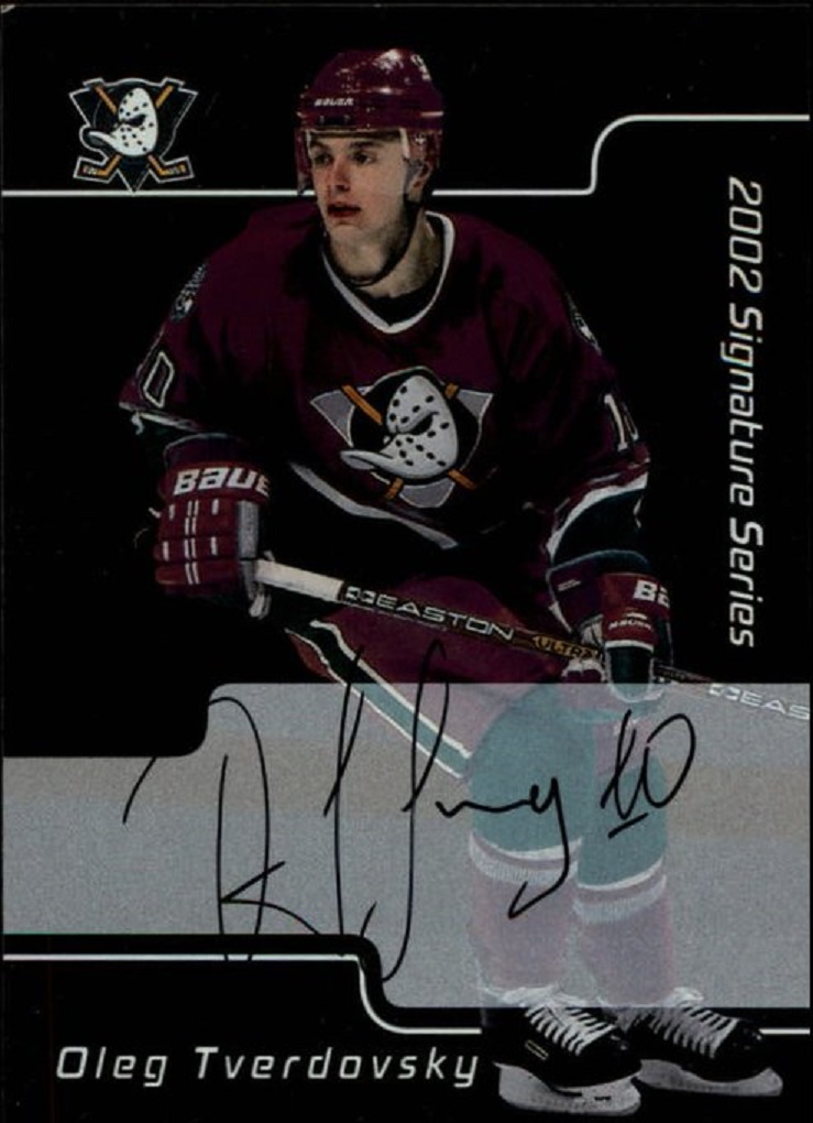 (image for) 2001-02 BAP Signature Series Autographs #148 Oleg Tverdovsky